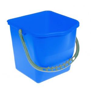 SEAU PLASTIQUE BLEU 15L+ ANSE